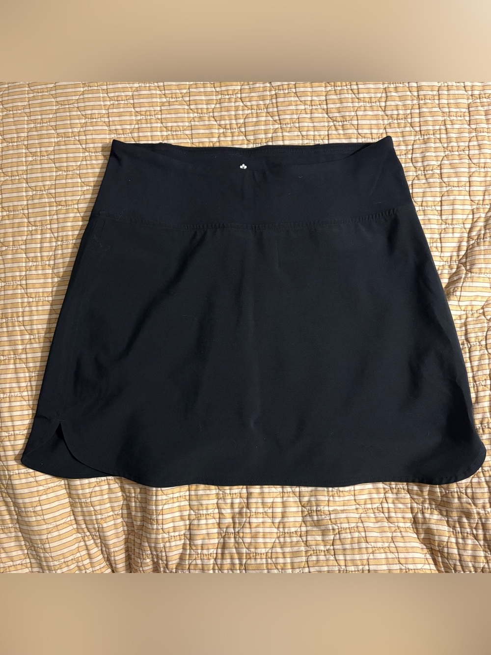 Tuff Athletics Black Tennis Skirt - Athletic A-Line Skort Size Small
